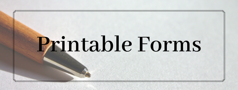 Printable Forms Printable Forms